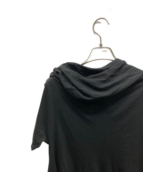 COMME des GARCONS（コムデギャルソン）COMME des GARCONS (コムデギャルソン) フード付フレアカットソー ブラック サイズ:Sの古着・服飾アイテム