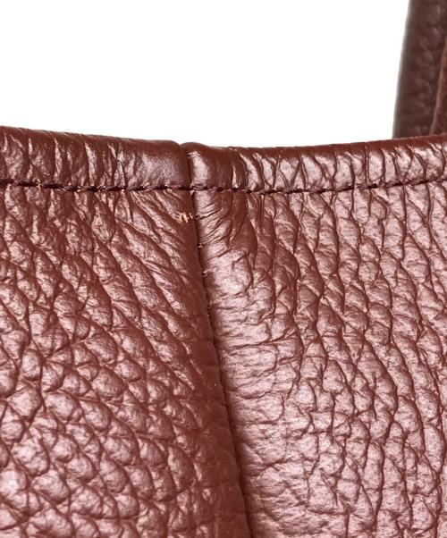 YOUNG & OLSEN The DRYGOODS STORE（ヤングアンドオルセン ザ ドライグッズストア）YOUNG & OLSEN The DRYGOODS STORE (ヤングアンドオルセン ザ ドライグッズストア) EMBOSSED LEATHER TOTE ブラウンの古着・服飾アイテム