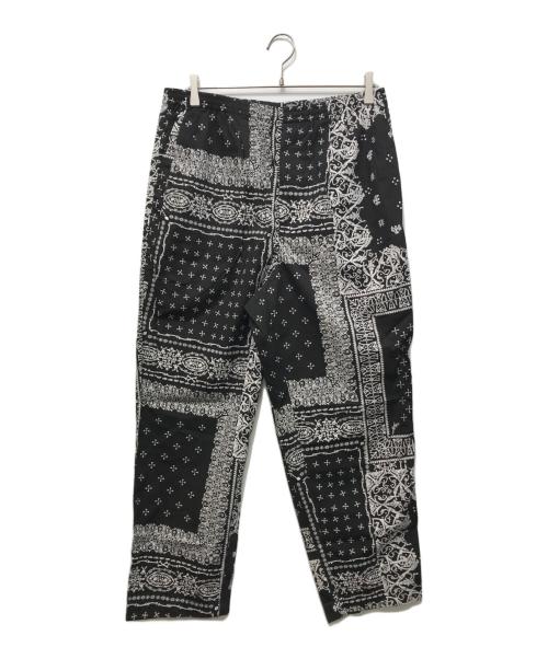 BUENA VISTA（ブエナビスタ）BUENA VISTA (ブエナビスタ) 髑髏bandana EASY TUCK PANTS ブラック サイズ:L 未使用品の古着・服飾アイテム