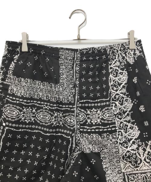 BUENA VISTA（ブエナビスタ）BUENA VISTA (ブエナビスタ) 髑髏bandana EASY TUCK PANTS ブラック サイズ:L 未使用品の古着・服飾アイテム