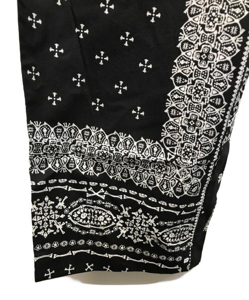BUENA VISTA（ブエナビスタ）BUENA VISTA (ブエナビスタ) 髑髏bandana EASY TUCK PANTS ブラック サイズ:L 未使用品の古着・服飾アイテム