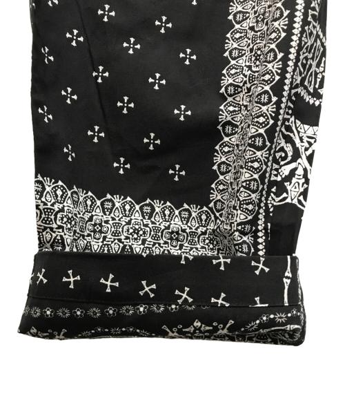 BUENA VISTA（ブエナビスタ）BUENA VISTA (ブエナビスタ) 髑髏bandana EASY TUCK PANTS ブラック サイズ:L 未使用品の古着・服飾アイテム