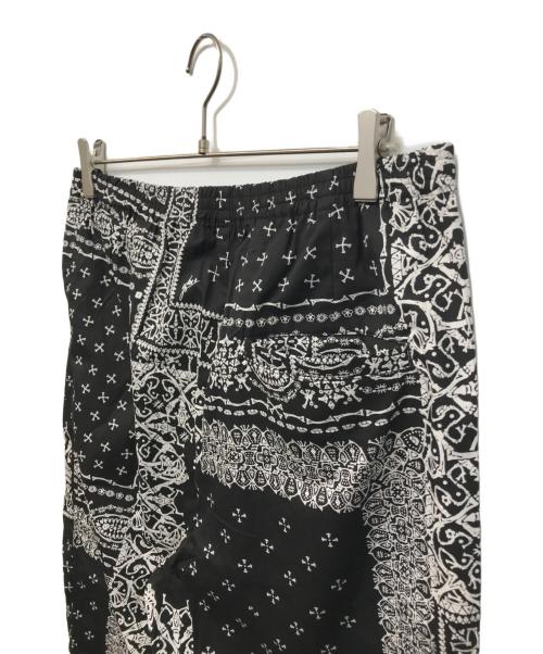 BUENA VISTA（ブエナビスタ）BUENA VISTA (ブエナビスタ) 髑髏bandana EASY TUCK PANTS ブラック サイズ:L 未使用品の古着・服飾アイテム