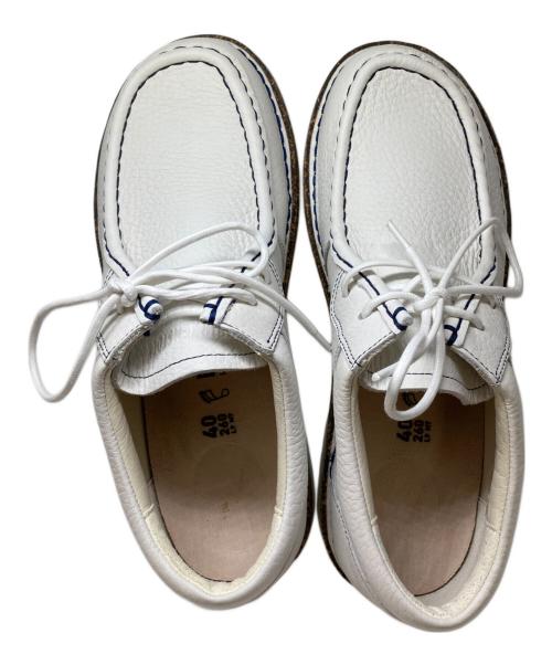 BIRKENSTOCK（ビルケンシュトック）BIRKENSTOCK (ビルケンシュトック) PASADENA MEN II ホワイト サイズ:26㎝の古着・服飾アイテム