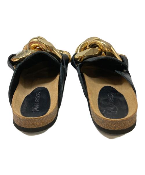 J.W.ANDERSON（ジェイダブリューアンダーソン）J.W.ANDERSON (ジェイダブリューアンダーソン) チェーンミュール ブラック サイズ:37の古着・服飾アイテム