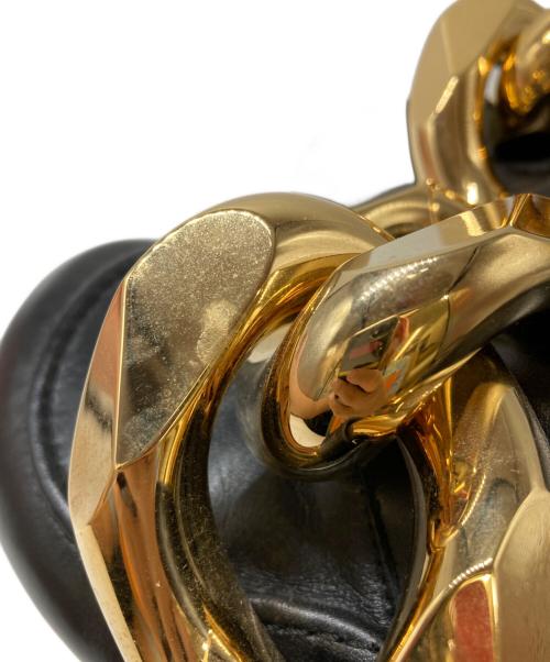 J.W.ANDERSON（ジェイダブリューアンダーソン）J.W.ANDERSON (ジェイダブリューアンダーソン) チェーンミュール ブラック サイズ:37の古着・服飾アイテム