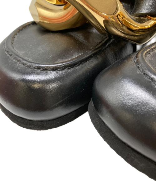 J.W.ANDERSON（ジェイダブリューアンダーソン）J.W.ANDERSON (ジェイダブリューアンダーソン) チェーンミュール ブラック サイズ:37の古着・服飾アイテム