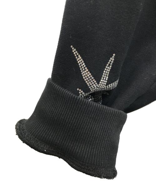 unknown（アンノウン）Unknown (アンノウン) ED HARDY (エド ハーディー) ジップパーカー ブラック サイズ:Lの古着・服飾アイテム