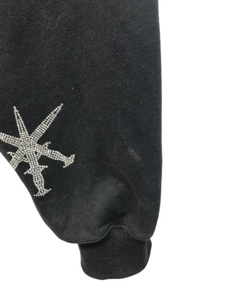 unknown（アンノウン）Unknown (アンノウン) ED HARDY (エド ハーディー) ジップパーカー ブラック サイズ:Lの古着・服飾アイテム