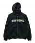 Supreme（シュプリーム）の古着「Collegiate Applique Zip Up Hoodie」｜ブラック