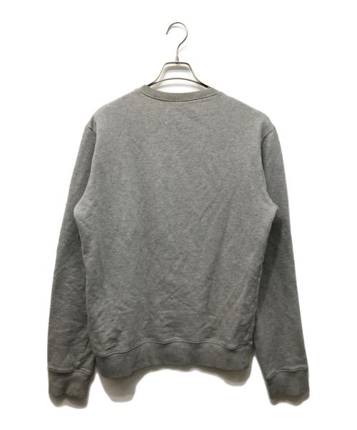 Maison Margiela（メゾンマルジェラ）Maison Margiela (メゾンマルジェラ) ハトメクルーネックスウェット グレー×ネイビー サイズ:SIZE 48の古着・服飾アイテム