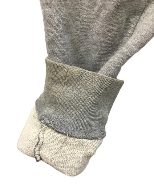 Maison Margiela（メゾンマルジェラ）Maison Margiela (メゾンマルジェラ) ハトメクルーネックスウェット グレー×ネイビー サイズ:SIZE 48の古着・服飾アイテム