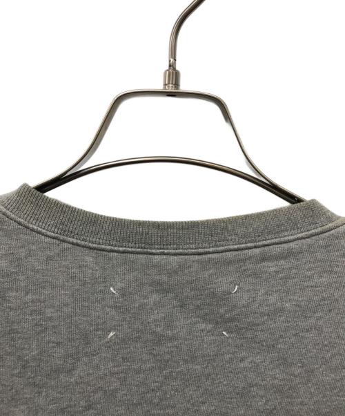 Maison Margiela（メゾンマルジェラ）Maison Margiela (メゾンマルジェラ) ハトメクルーネックスウェット グレー×ネイビー サイズ:SIZE 48の古着・服飾アイテム