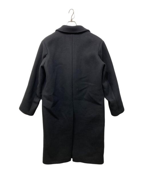 ATON（エイトン）ATON (エイトン) SUPER160S DOUBLE MELTON ダブルコート ブラック サイズ:SIZE 06の古着・服飾アイテム