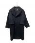 ATON（エイトン）の古着「SUPER160S DOUBLE MELTON ダブルコート」｜ブラック