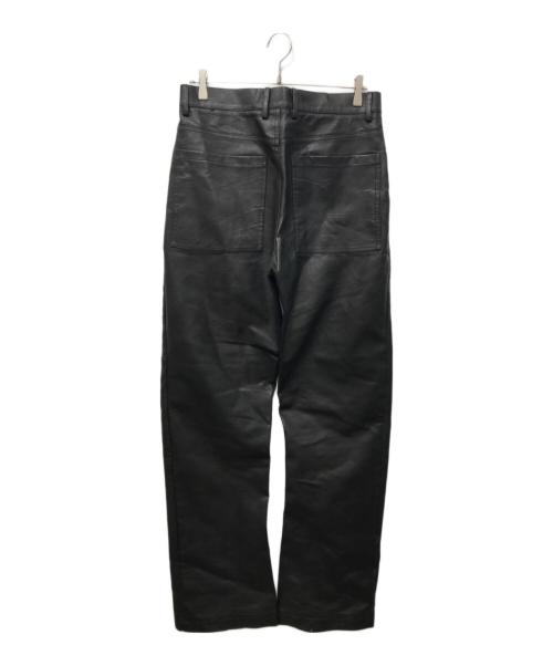 entire studios（エンタイアスタジオ）ENTIRE STUDIOS (エンタイアスタジオ) フェイクレザーパンツ ブラック サイズ:SIZE Sの古着・服飾アイテム