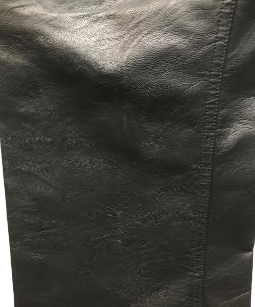 entire studios（エンタイアスタジオ）ENTIRE STUDIOS (エンタイアスタジオ) フェイクレザーパンツ ブラック サイズ:SIZE Sの古着・服飾アイテム