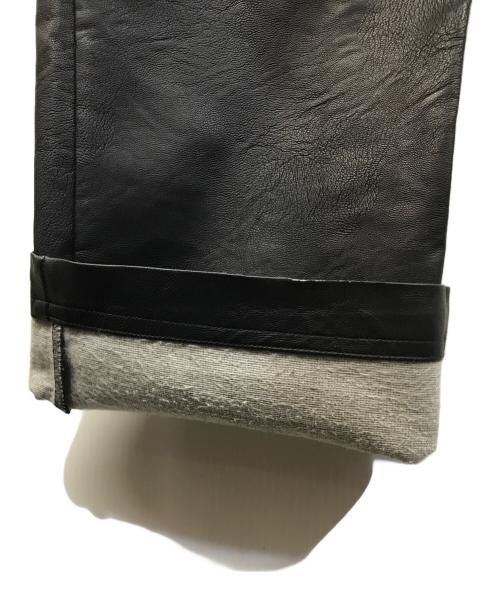 entire studios（エンタイアスタジオ）ENTIRE STUDIOS (エンタイアスタジオ) フェイクレザーパンツ ブラック サイズ:SIZE Sの古着・服飾アイテム