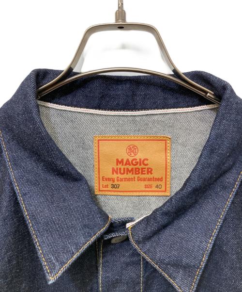 MAGIC NUMBER（マジックナンバー）MAGIC NUMBER (マジックナンバー) Lot 307 2ndタイプデニムジャケット インディゴ サイズ:SIZE 40の古着・服飾アイテム
