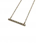 BANYANバンヤン）の古着「バー ダイヤモンド ネックレス」