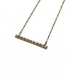 BANYAN（バンヤン）の古着「バー ダイヤモンド ネックレス」