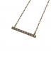 BANYAN（バンヤン）の古着「バー ダイヤモンド ネックレス」