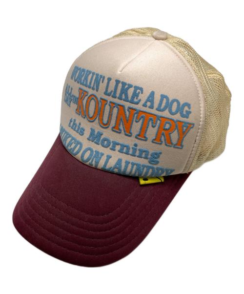 KAPITAL（キャピタル）KAPITAL (キャピタル) Trucker Cap ベージュの古着・服飾アイテム