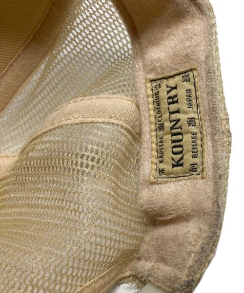 KAPITAL（キャピタル）KAPITAL (キャピタル) Trucker Cap ベージュの古着・服飾アイテム