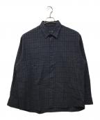 LAD MUSICIANラッドミュージシャン）の古着「ガンクラブチェックシャツ」｜ブラック