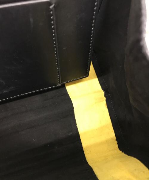 ZANCHETTI（ザンケッティー）ZANCHETTI (ザンケッティー) レザー2WAYハンドバッグ ブラックの古着・服飾アイテム