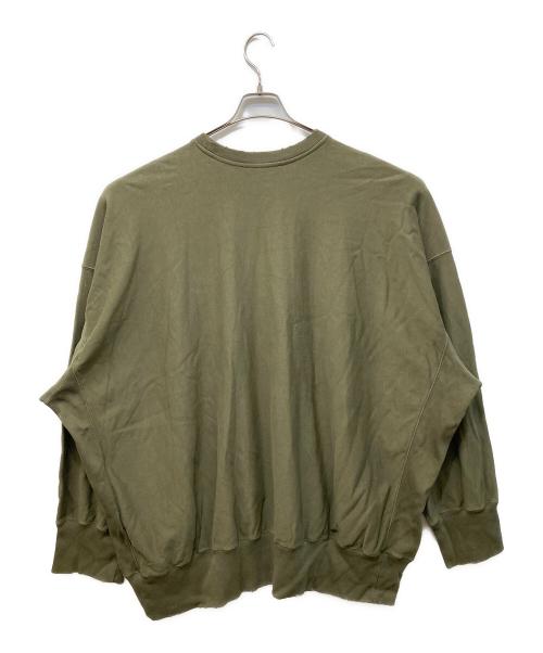 Hed Mayner（ヘド メイナー）Hed Mayner (ヘド メイナー) REEBOK (リーボック) CREWNECK SWEATER グリーン サイズ:Mの古着・服飾アイテム