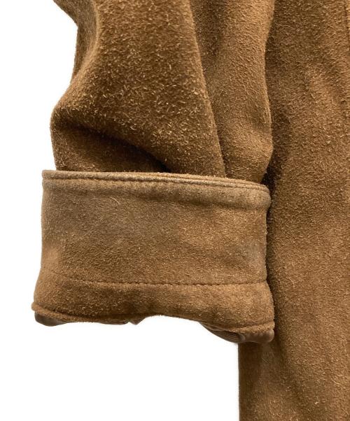 COMOLI（コモリ）COMOLI (コモリ) スエードコモリシャツ ブラウン サイズ:3の古着・服飾アイテム
