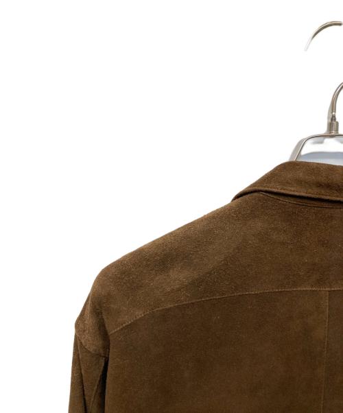 COMOLI（コモリ）COMOLI (コモリ) スエードコモリシャツ ブラウン サイズ:3の古着・服飾アイテム