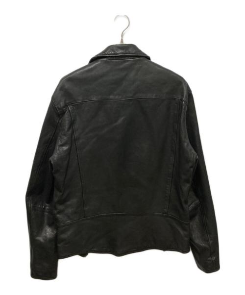 s'yte（サイト）s'yte (サイト) ラムレザージップアップダブルライダースジャケット ブラック サイズ:3の古着・服飾アイテム