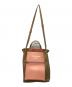 Acne studios (アクネ ストゥディオス) Baker Out M 2WAYバッグ ベージュ×ピンク：15000円