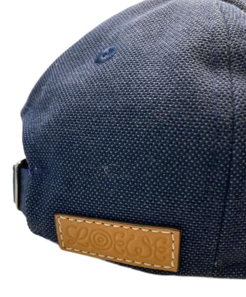 LOEWE（ロエベ）LOEWE (ロエベ) EYE NATURE キャップ インディゴの古着・服飾アイテム