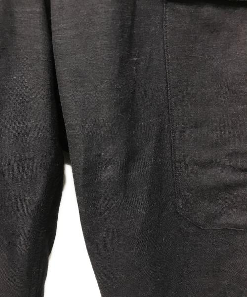 COMOLI（コモリ）COMOLI (コモリ) ヴィスコースリネンドローストリングパンツ ネイビー サイズ:Mの古着・服飾アイテム