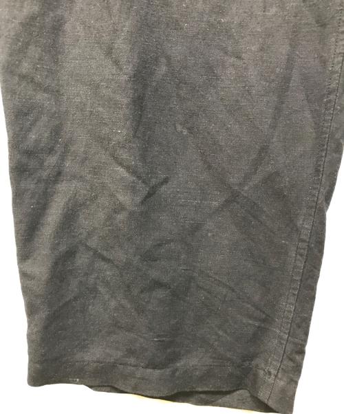 COMOLI（コモリ）COMOLI (コモリ) ヴィスコースリネンドローストリングパンツ ネイビー サイズ:Mの古着・服飾アイテム