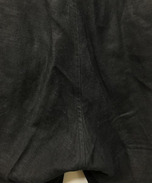 COMOLI（コモリ）COMOLI (コモリ) ヴィスコースリネンドローストリングパンツ ネイビー サイズ:Mの古着・服飾アイテム