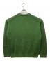 AURALEE (オーラリー) SUPER FINE WOOL RIB KNIT BIG P Oクルーネックニット グリーン サイズ:4：15000円