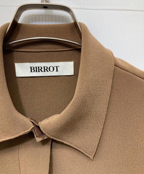 BIRROT（ビロット）BIRROT (ビロット) CROPPED CARDIGAN ブラウンの古着・服飾アイテム