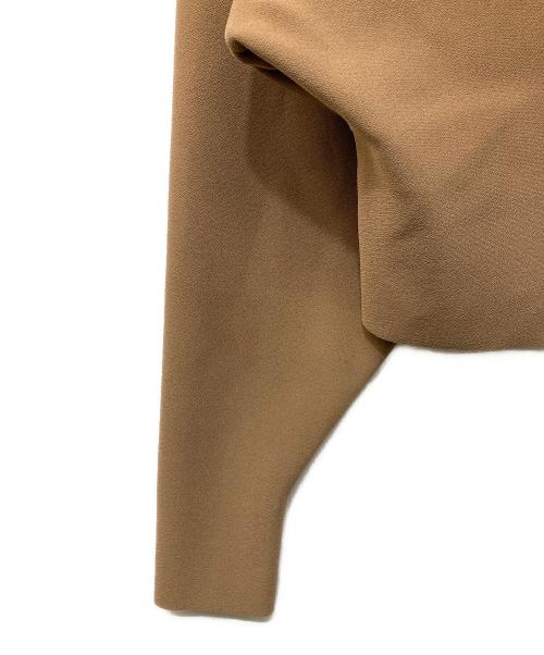 BIRROT（ビロット）BIRROT (ビロット) CROPPED CARDIGAN ブラウンの古着・服飾アイテム