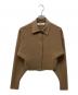 BIRROT（ビロット）の古着「CROPPED CARDIGAN」｜ブラウン