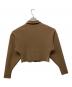 BIRROT (ビロット) CROPPED CARDIGAN ブラウン：14000円