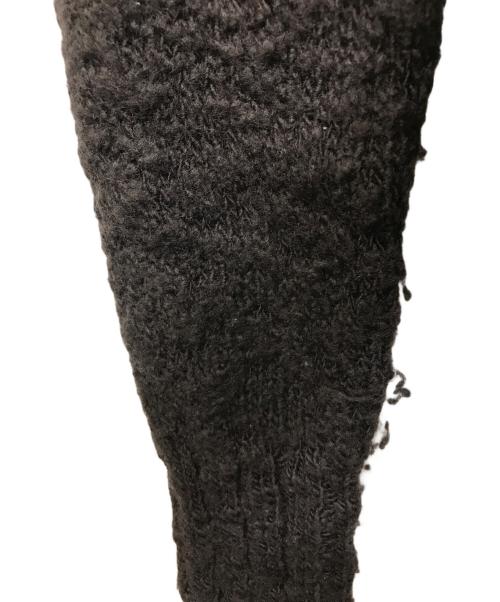 AURALEE（オーラリー）AURALEE (オーラリー) WOOL SLUB KNIT SHORT CARDIGAN ブラウン サイズ:1の古着・服飾アイテム