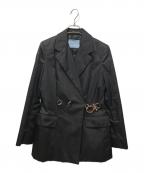 PRADAプラダ）の古着「ナイロンギャバジンジャケット」｜ブラック