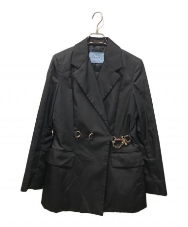 PRADA ギャバジンナイロンジャケット 中古・古着通販】PRADA (プラダ) ナイロンギャバジンジャケット
