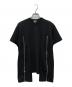 COMME des GARCONS HOMME PLUS（コムデギャルソンオムプリュス）の古着「ジップデザインカットソー」｜ブラック