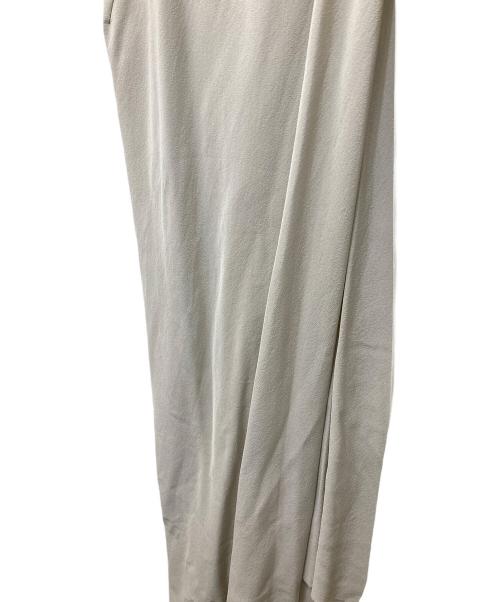 RICK OWENS（リックオウエンス）RICK OWENS (リックオウエンス) シルクアシンメトリースカート ベージュ サイズ:38の古着・服飾アイテム