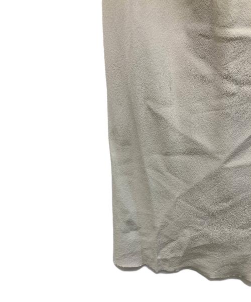 RICK OWENS（リックオウエンス）RICK OWENS (リックオウエンス) シルクアシンメトリースカート ベージュ サイズ:38の古着・服飾アイテム